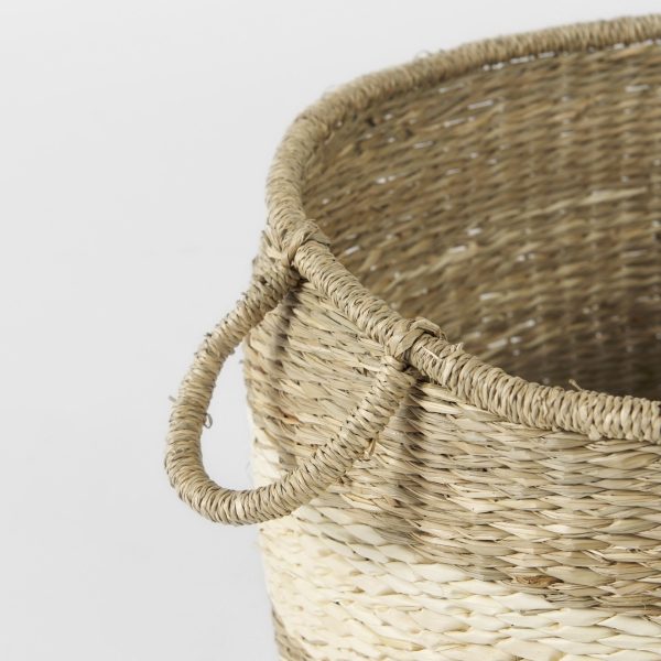 Set of Two Round Wicker Storage Baskets By Homeroots Online - Image 5