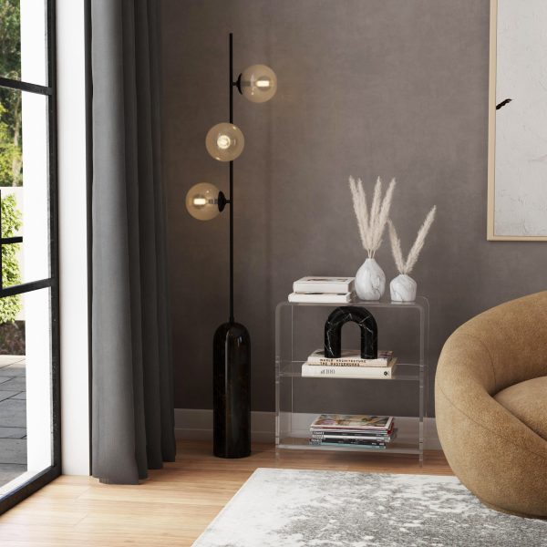 Crystal Clear Acrylic Bookcase By Homeroots Sale