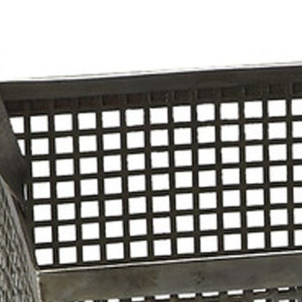 Set of 2 Iron Storage Baskets By Homeroots For Sale - Image 5
