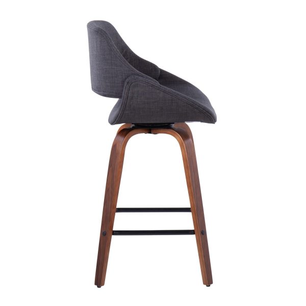 Fabrico 26  Fixed-Height Counter Stool - Set of 2 By LumiSource Online Hot Sale - Image 4