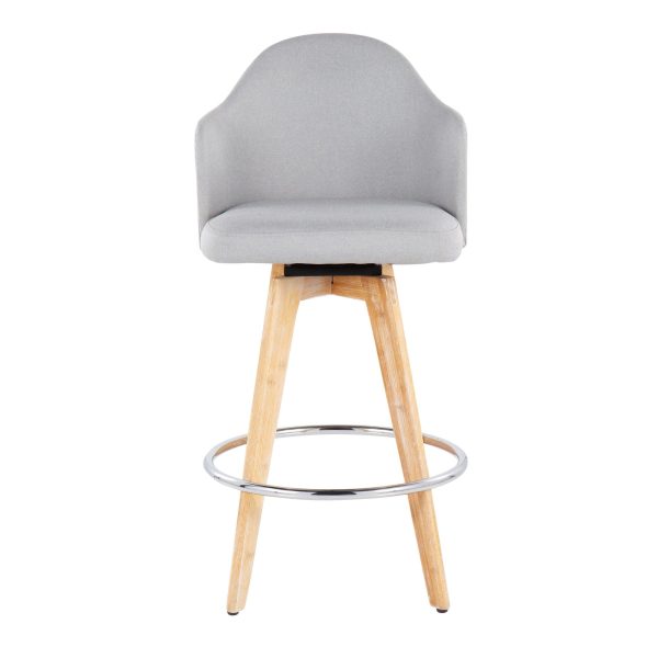 Ahoy Counter Stool - Set of 2 Gray By LumiSource - B26-AHOYUP2-R NALGY2 Online Sale - Image 2