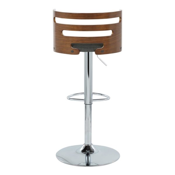 Cosi Adjustable Barstool - Set of 2 Gray By LumiSource Cheap - Image 4