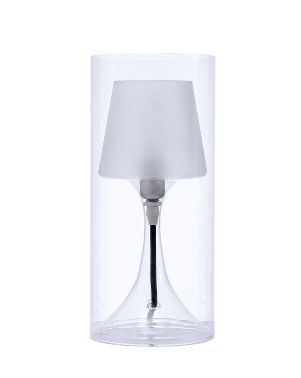 Hurricane Vase Table Lamp By Homeroots Fashion - Image 3