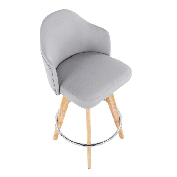 Ahoy Counter Stool - Set of 2 Gray By LumiSource - B26-AHOYUP2-R NALGY2 Online Sale - Image 3