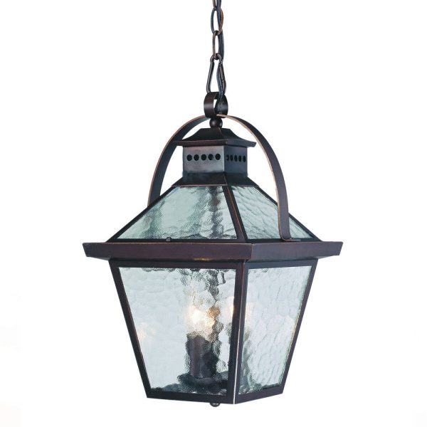 Bay Street 3-Light Architectural Bronze Hanging Light By Homeroots Discount - Image 2