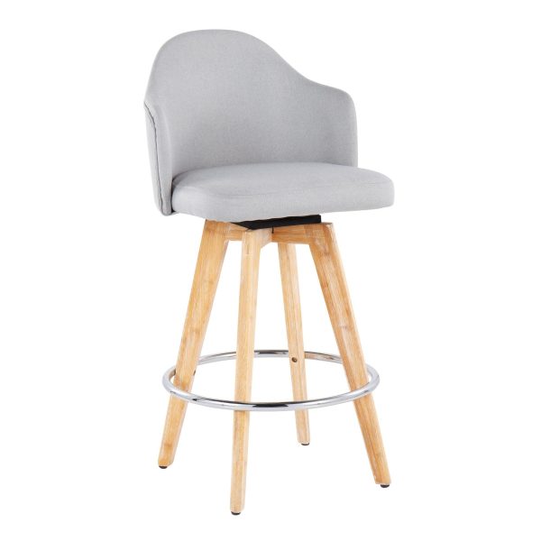 Ahoy Counter Stool - Set of 2 Gray By LumiSource - B26-AHOYUP2-R NALGY2 Online Sale - Image 5