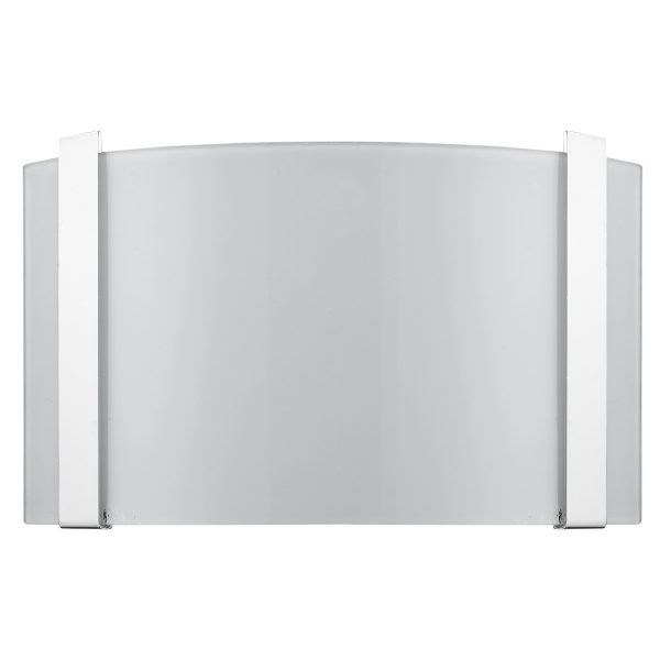 Polished Chrome Wall Sconce with Frosted Glass Shade By Homeroots For Cheap - Image 3