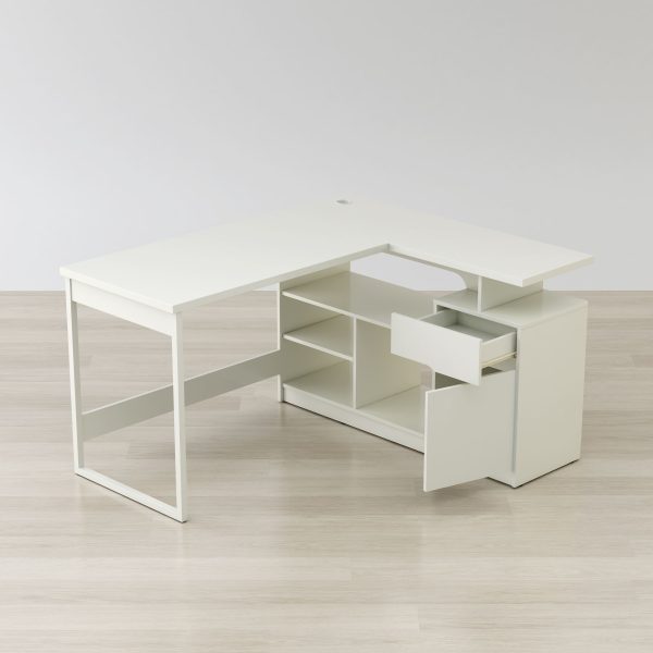 Lexi 55  L-Shaped Corner Desk By Anderson Teak Online - Image 5